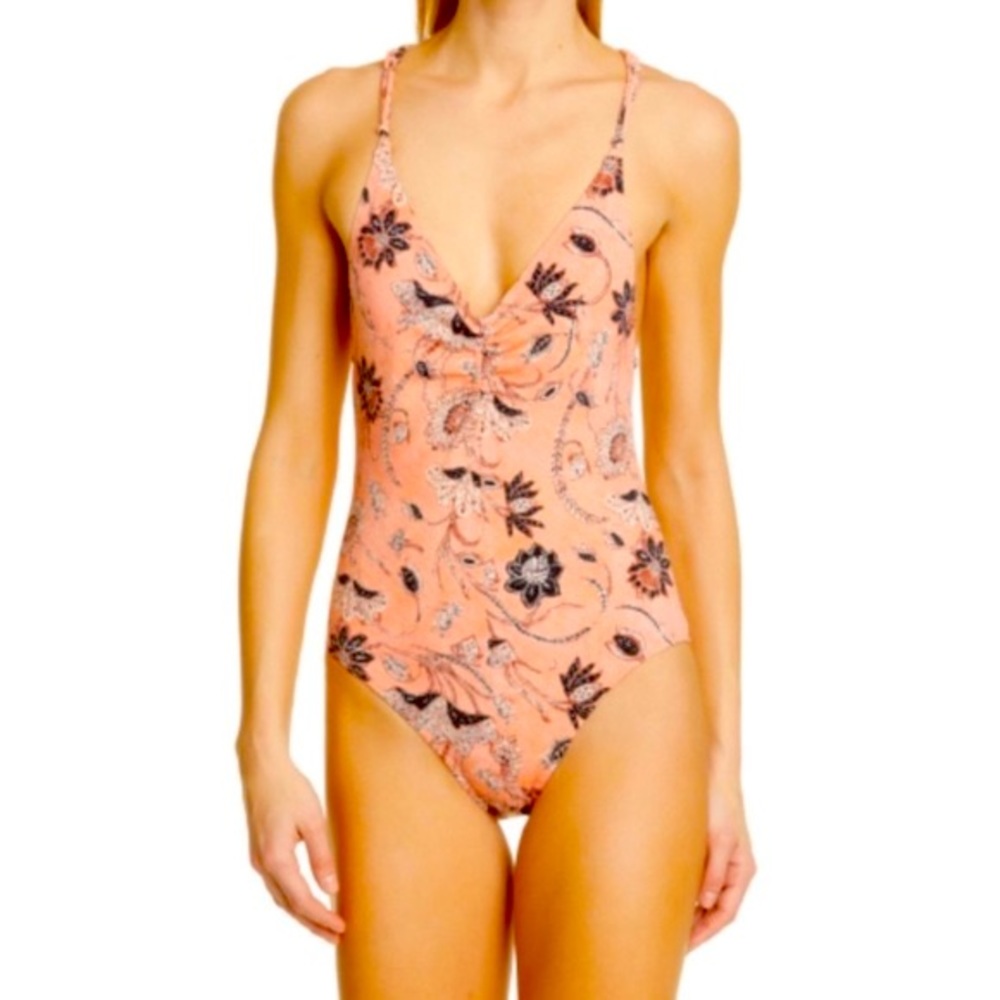 NWT Ulla Johnson Madeira Maillot Primose One Piece Swimsuit